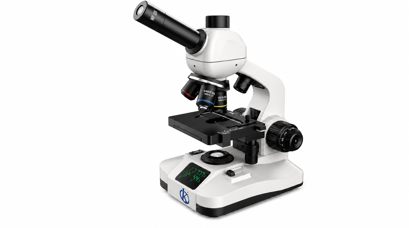 Microscope avec Adaptateur Monoculaire et Photographique YR07016-V