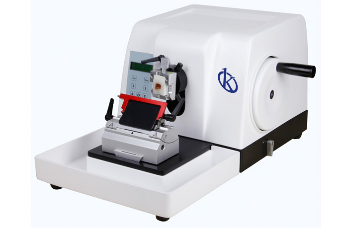 Semi-automatic rotary microtome YR416