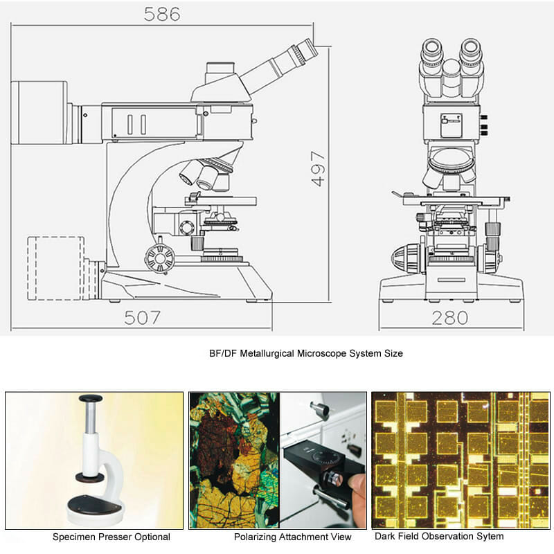 Microscope métallurgique YR0259 – YR0260 – 4