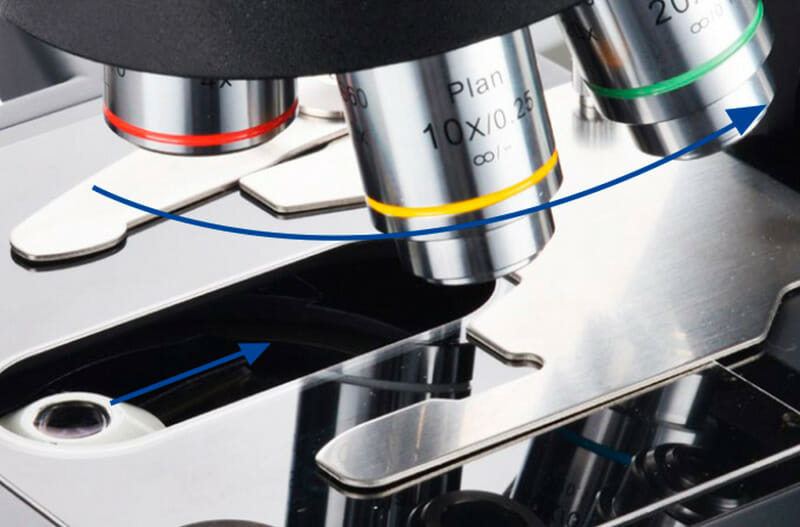 Microscope de laboratoire halogène manuel YR0266A // YR0266C – 1
