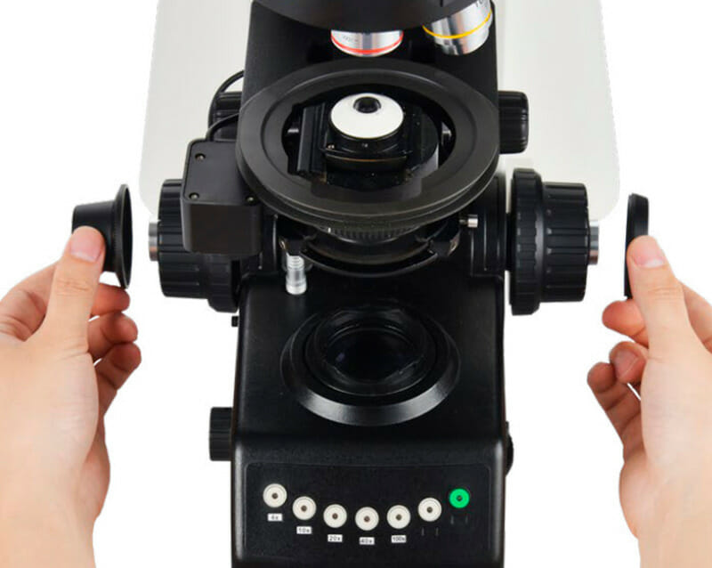 Microscope de laboratoire halogène manuel YR0266A // YR0266C – 6