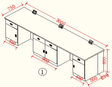 Banc de Travail de Laboratoire en Acier Inoxydable 304 YR06013-1 // YR06013-1 – 5
