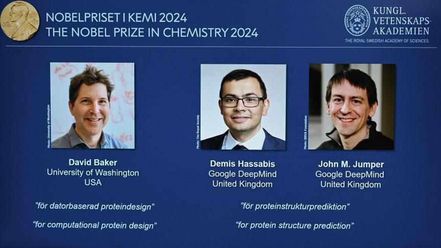 Prix Nobel de Chimie 2024 : L'intelligence artificielle à l'honneur